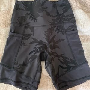 Aerie tropical biker shorts